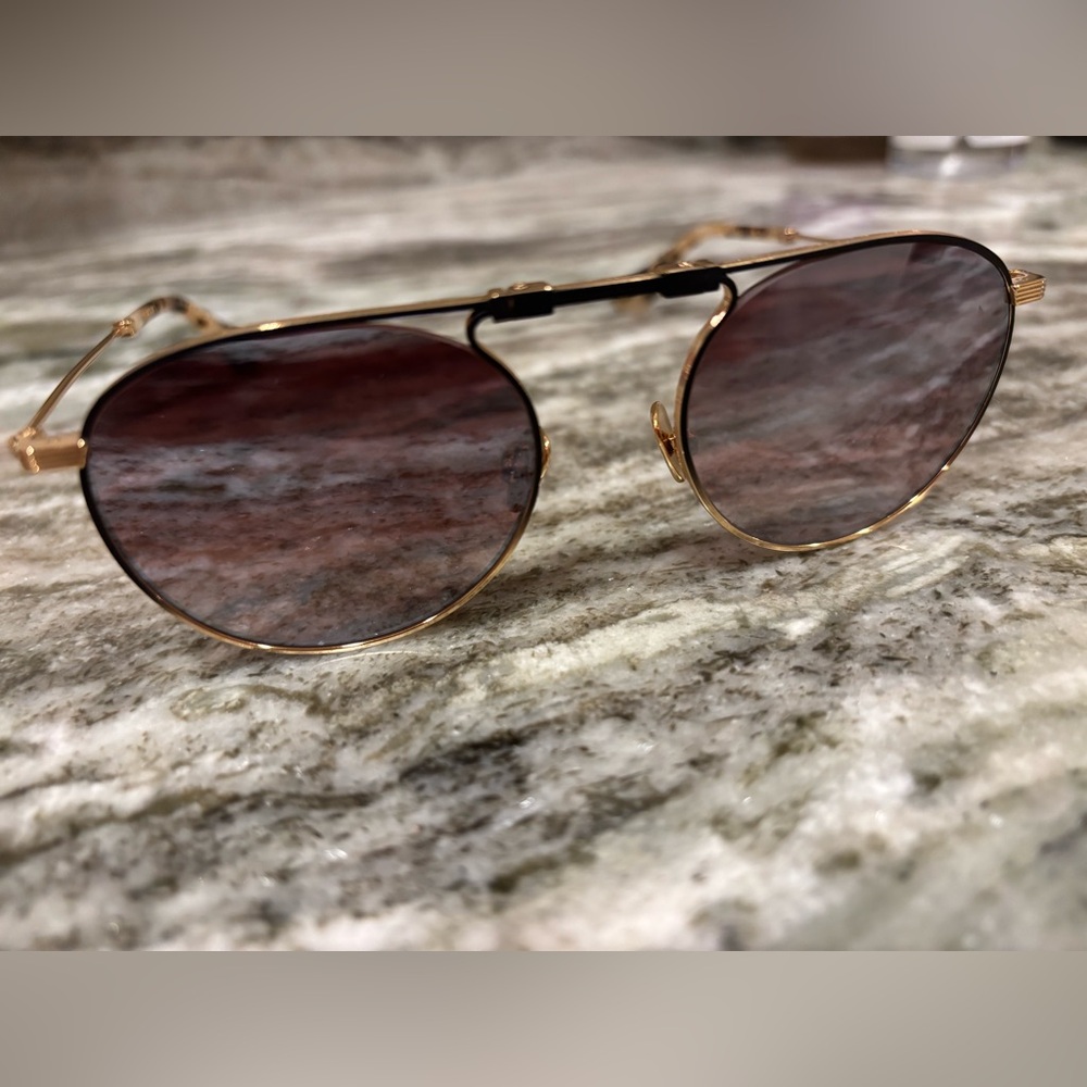 KREWE Rampart Fold  18K+ Matte Black Fade+ Poppy Noir